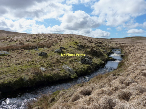 Photo 6"x4" Cascades on the Nant y Fign Bryn yr Hyrddod c2011