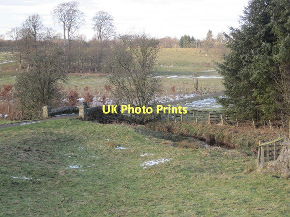 Photo 6"x4" Bridge over Vicarage Burn Kirkharle c2011