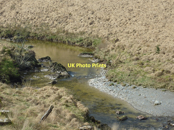 Photo 6"x4" Afon Tywi below Craig yr Hafdre, Ceredigion Craig Nantyfleiddast c2011
