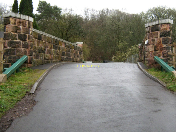 Photo 6"x4" Looking across the railway bridge Horse Bridge\/SJ9653 c2011