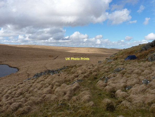 Photo 6"x4" Wild campsite on Blaen Rhestr Blaen Rhestr c2011