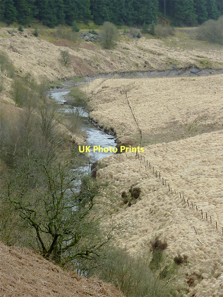 Photo 6"x4" Afon Camddwr south-east of Soar-y-Mynydd, Ceredigion Cnwch Rhiwhalog c2011