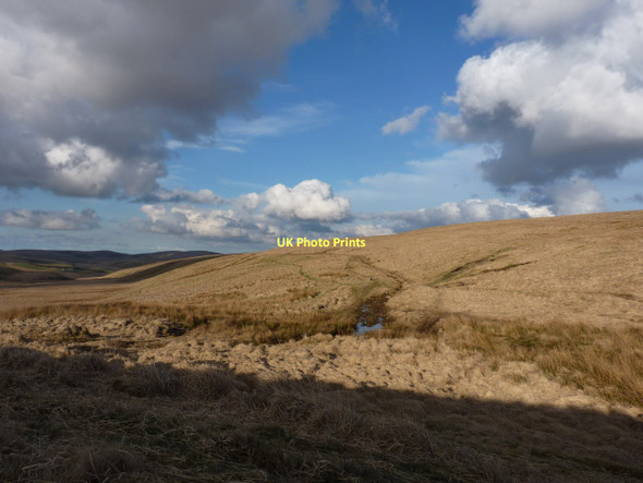 Photo 6"x4" The Monks' Trod across Clawdd Du Mawr Blaen Rhestr c2011