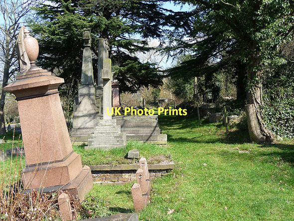 Photo 6"x4" Various monuments, West Norwood Cemetery (8) Streatham c2011