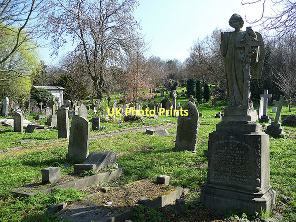 Photo 6"x4" Various monuments, West Norwood Cemetery (9) Streatham c2011