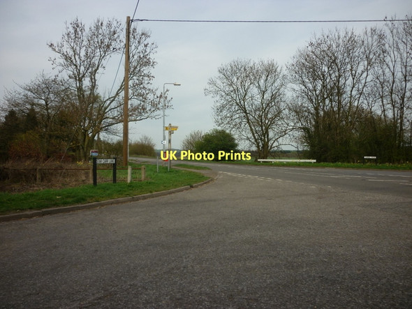 Photo 6"x4" The B1206 Barton Road at Star Carr Lane Brigg c2011