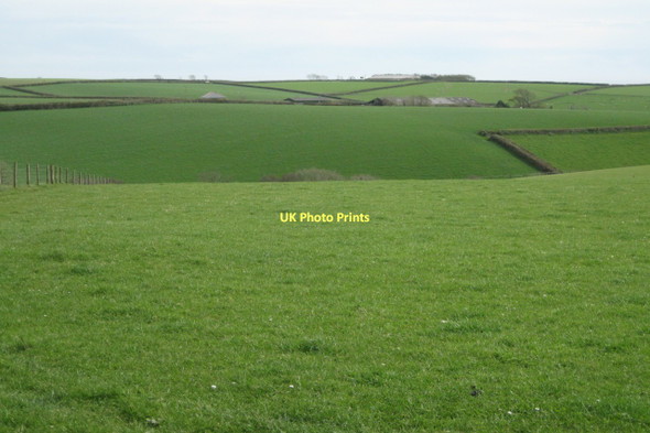 Photo 6"x4" Higher Heathfield from near Wallaton Cross Abbotsleigh c2011