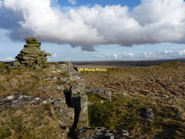 Photo 6"x4" The cairn on Blaen Rhestr Blaen Rhestr c2011