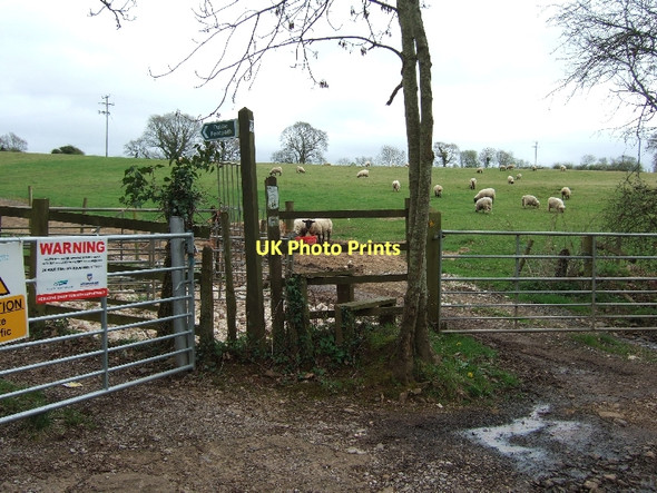 Photo 6"x4" Gates and a footpath off Sanctuary Lane Hawkerland c2011