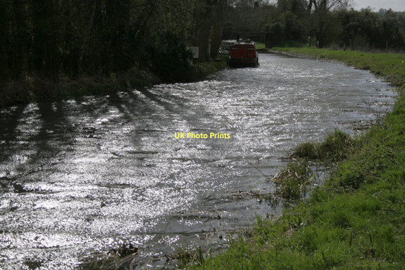 Photo 6"x4" Sun on the canal Walkeringham c2011
