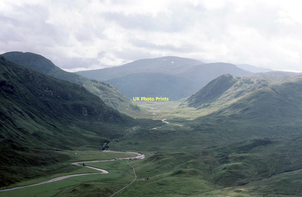 Photo 6"x4" Looking up Gleann Fhiodhaig to Maoile Lunndaidh Maoile Lunndaidh c1977