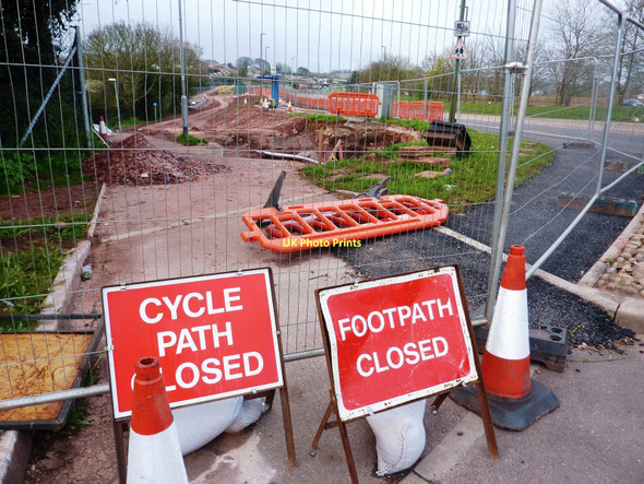 Photo 6"x4" Clayland Cross Widening Scheme, Paignton Paignton c2011