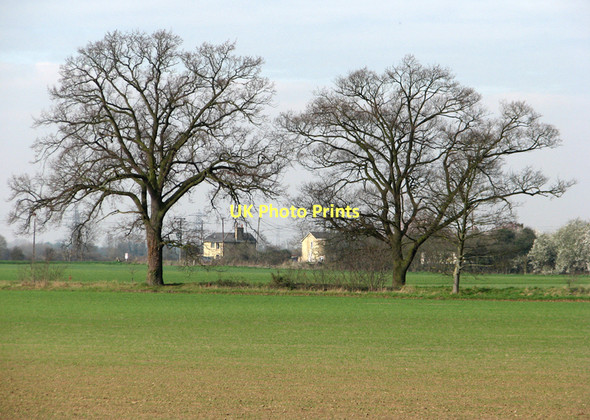 Photo 6"x4" Quy Station seen from Quy Water Stow cum Quy c2011