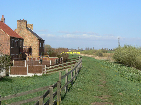 Photo 6"x4" Trentside embankment West Stockwith c2011