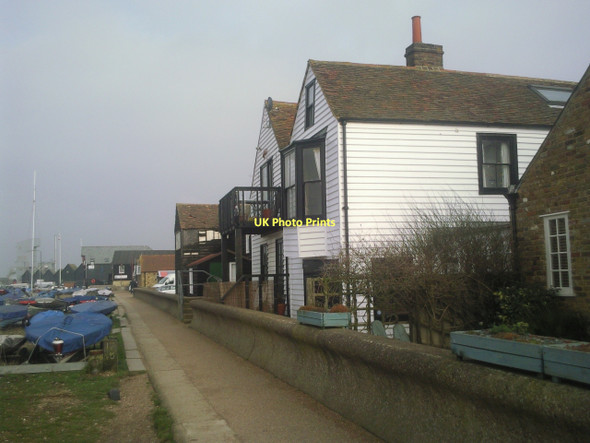 Photo 6"x4" Beyond the sea wall at Whitstable Whitstable c2011