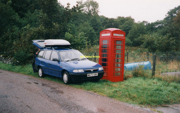 Photo 6"x4" Telephone box, Bunavullin Bunavullin c1999