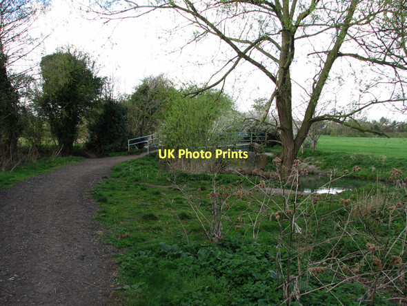 Photo 6"x4" Nearing the footbridge Frog End\/TL4052 c2011
