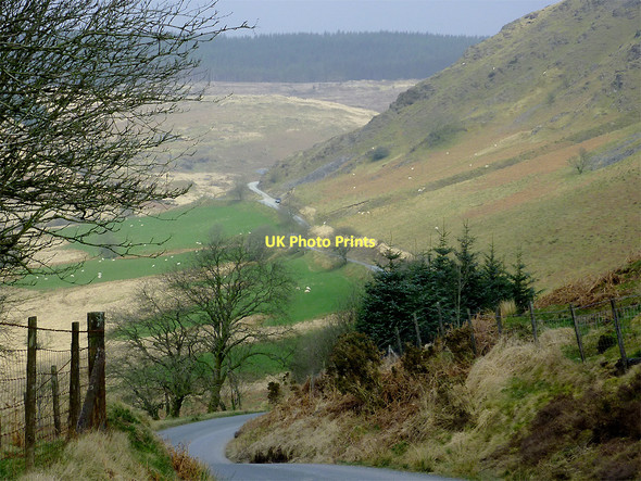 Photo 6"x4" The old drove road to Tregaron, near Nantyrhwch in Powys Dolgoch\/SN8056 c2011