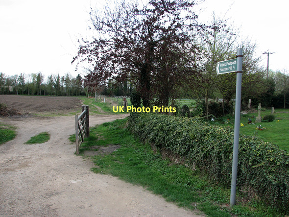 Photo 6"x4" The start of the path to Hauxton Mill Hauxton c2011