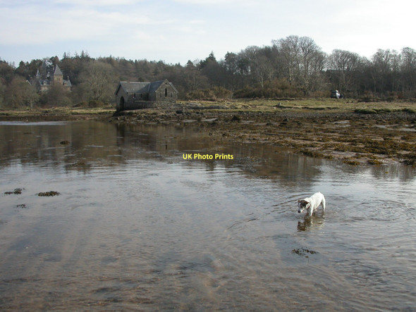 Photo 6"x4" Ardtornish House from head of Loch Aline Achranich c2005