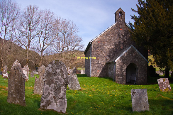 Photo 6"x4" Ystradffin Chapel in the Tywi Valley Nant-y-Bai c2011