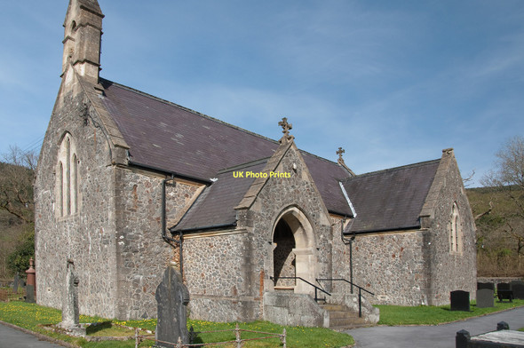 Photo 6"x4" The Parish Church of St Barnabas - Rhandirmwyn Rhandirmwyn c2011