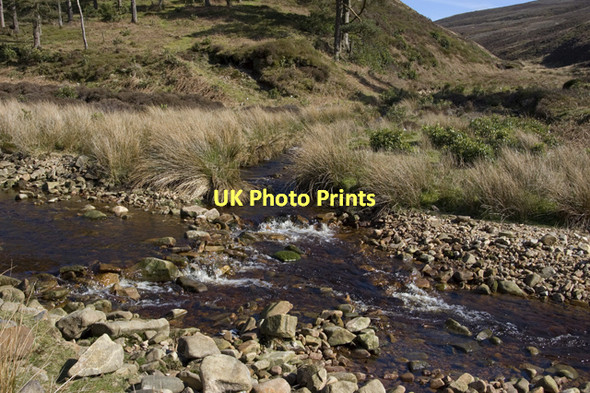 Photo 6"x4" Confluence of The River Calder and The East Grain Oakenclough\/SD5447 c2011