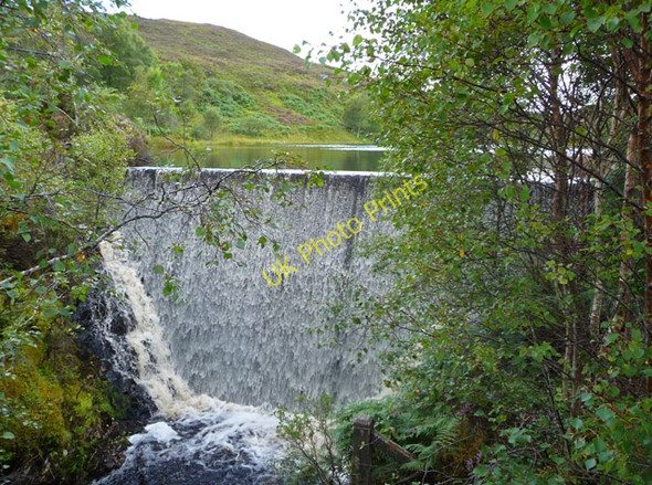 Photo 6"x4" Dam on the Allt Duisdale Duisdalebeg\/Duisdeil Beag c2009