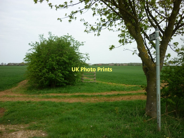 Photo 6"x4" A footpath leading to Owmby Cliff Farm Saxby\/TF0086 c2011