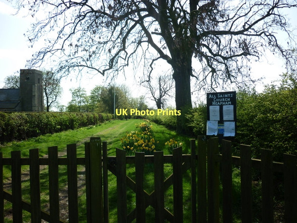 Photo 6"x4" The way to All Saints' Church, Heapham Heapham c2011