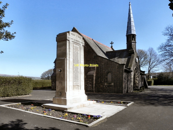 Photo 6"x4" War Memorial and Chapel, Blackrod Horwich c2011