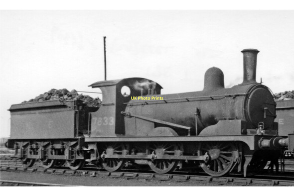 Photo 6"x4" An ex-Great Eastern J15 0-6-0 at March Locomotive Depot March\/TL4196 c1946