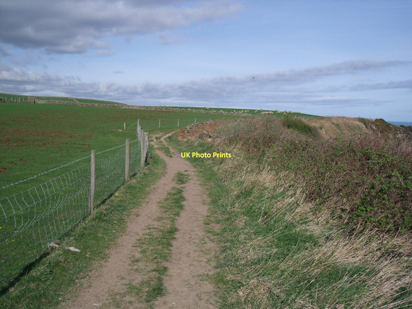 Photo 6"x4" Cleveland Way towards Whitby High Hawsker c2011