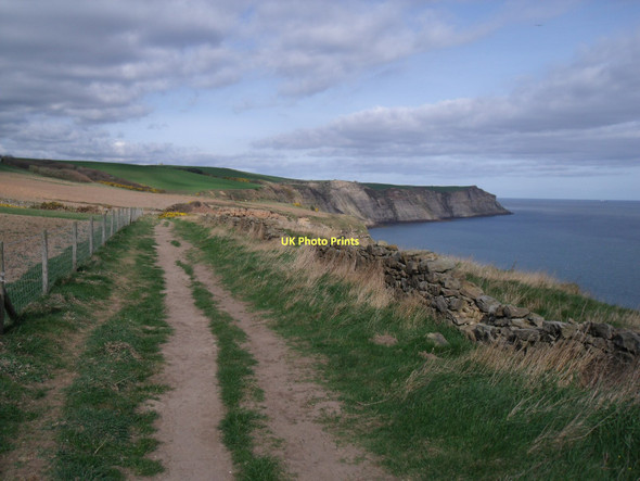 Photo 6"x4" Cleveland Way towards Whitby High Hawsker c2011