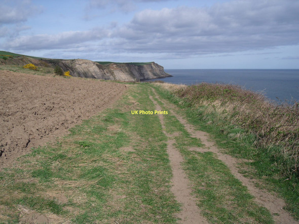 Photo 6"x4" Cleveland Way towards Whitby High Hawsker c2011