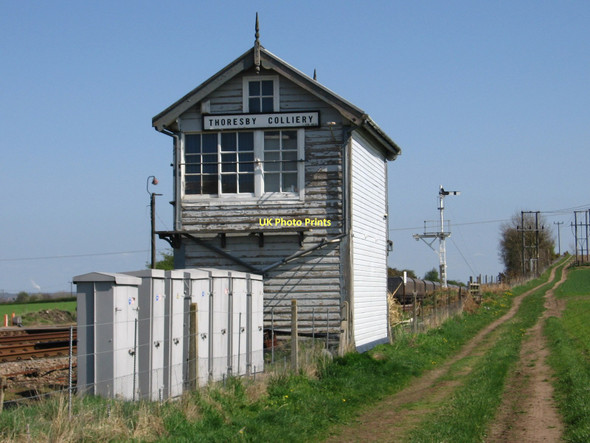 Photo 6"x4" Edwinstowe - Thoresby Colliery Signal Box Edwinstowe c2011