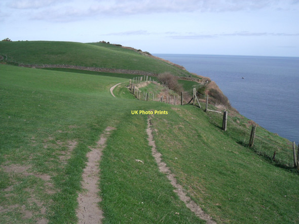 Photo 6"x4" Cleveland Way towards Whitby High Hawsker c2011