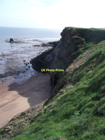 Photo 6"x4" Cliffs. Saltwick Bay Whitby\/NZ8910 c2011