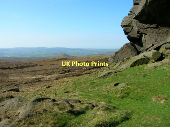 Photo 6"x4" Edale Rocks Farlands Booth c2011