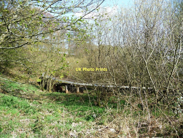 Photo 6"x4" Conduit at Royd Moor reservoir Ingbirchworth c2011