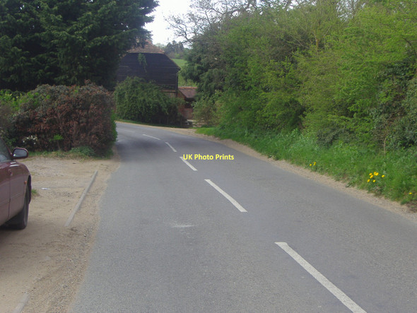 Photo 6"x4" Hound House Road, Burrows Cross Albury Heath c2011