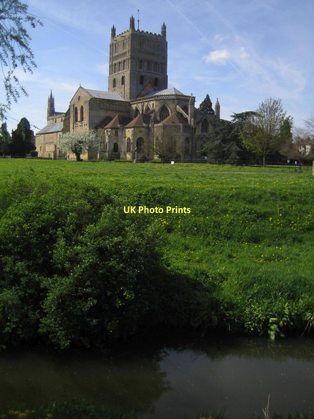 Photo 6"x4" Tewkesbury Abbey Tewkesbury c2011