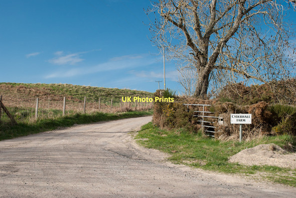 Photo 6"x4" Entrance to Cyderhall Farm Lonemore\/NH7688 c2011
