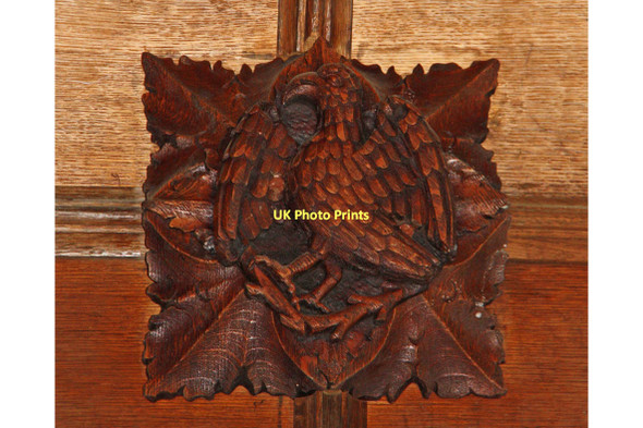 Photo 6"x4" All Saints, East Horndon - Roof boss East Horndon c2011