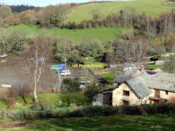 Photo 6"x4" Dittisham Mill Creek East Cornworthy c2011