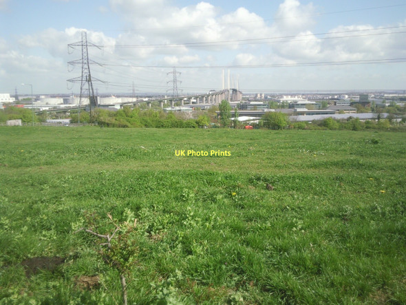 Photo 6"x4" View from near Cotton Lane to the Queen Elizabeth II Bridge Crossways\/TQ5675 c2011