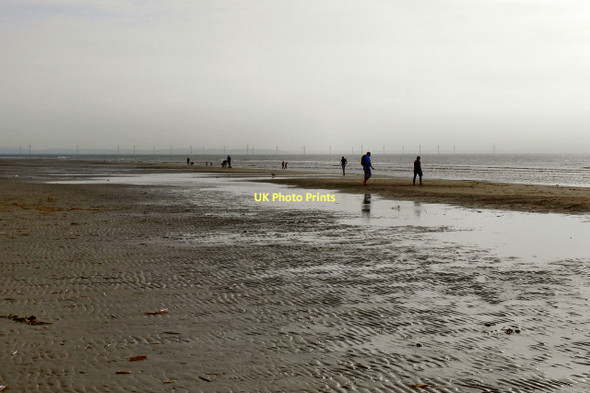 Photo 6"x4" Formby Beach - Mad Wharf Formby c2011