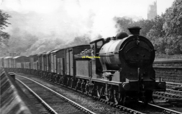 Photo 6"x4" Eastbound freight in Princes Street Gardens, Edinburgh Edinburgh c1948