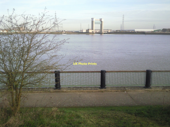 Photo 6"x4" Barking Creek Barrier from Thamesmead Riverside Woolwich c2011