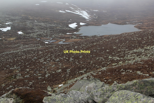 Photo 6"x4" Sandy Loch and subsidiary Cac Carn Beag c2011